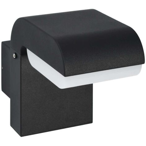 Applique murale LED d'extérieur 9 W Noir Ovale CFW345600