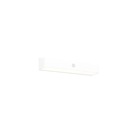 Applique murale LED d'extérieur blanche avec détecteur de mouvement et capteur crépusculaire L 30,3 cm