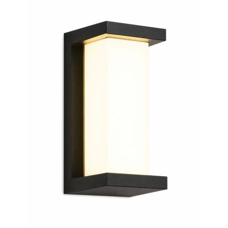 Applique murale LED extérieure 16W blanc chaud avec détecteur de mouvement, IP55 étanche, moderne Up et Down design pour jardin, terrasse, balcon et entrée de maison