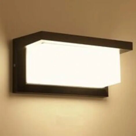 Applique murale LED extérieure 18 W, blanc froid 6000 K, Lumin
