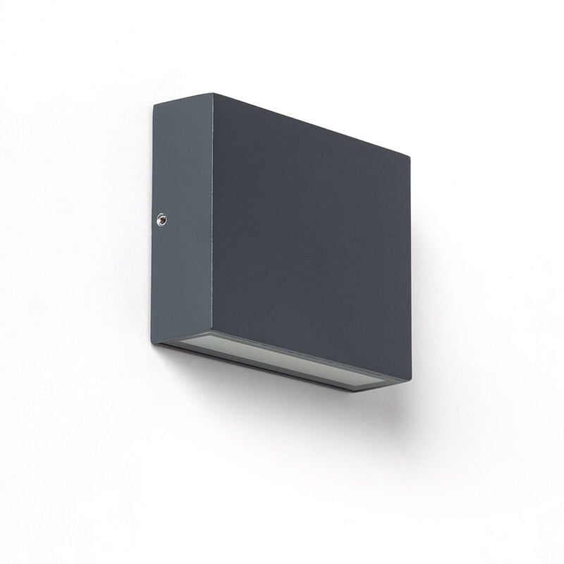 Applique Murale led Extérieure 7 w Aluminium Éclairage Double Face cct Sélectionnable Brooky s Anthracite