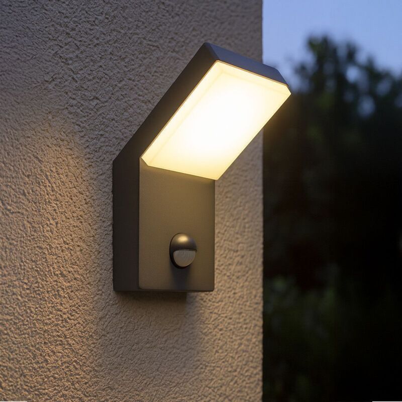 Arum Lighting - Applique murale Extérieure led daytona Sensor 12W Eq 120W IP65 Arum Lighting - Applique murale Extérieure led daytona Sensor 12W Eq 120W IP65