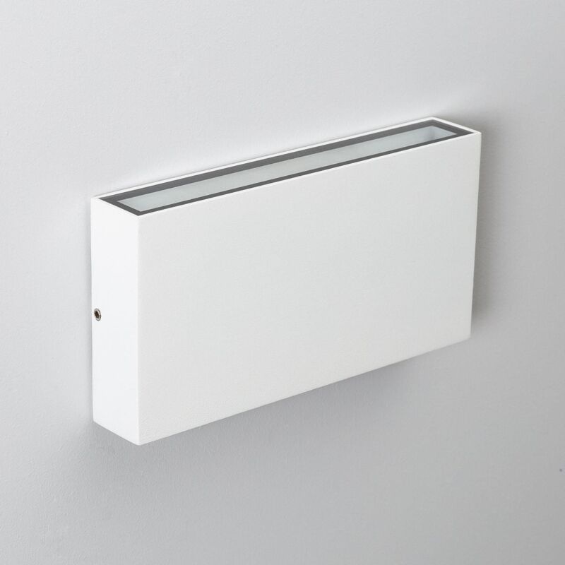 Applique Murale led Extérieure Kaira 10W Éclairage Double Face Rectangulaire Blanche 4000K Blanc neutre