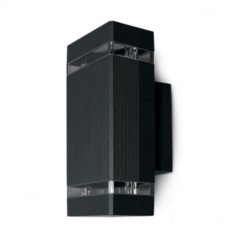Vision-El – Applique murale extérieure 2x GU10 – Aluminium gris anthracite – IP54 – 240x110x102mm – Compatible 2x 7W LED ou 2x 35W Vision-El – Applique murale extérieure 2x GU10 – Aluminium gris anthracite – IP54 – 240x110x102mm – Compatible 2x 7W LED ou 2x 35W