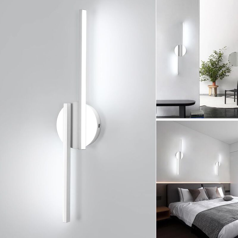 Image of Luce murale interna moderna lampada da parete 6500k bianca frossoda luce a parete a led rotante 360 ​​° per sala da pranzo in sala da pranzo in sala