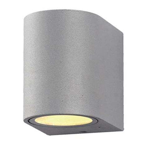 Applique Murale LED IP44 pour Ampoule GU10 - Gris - SILUMEN