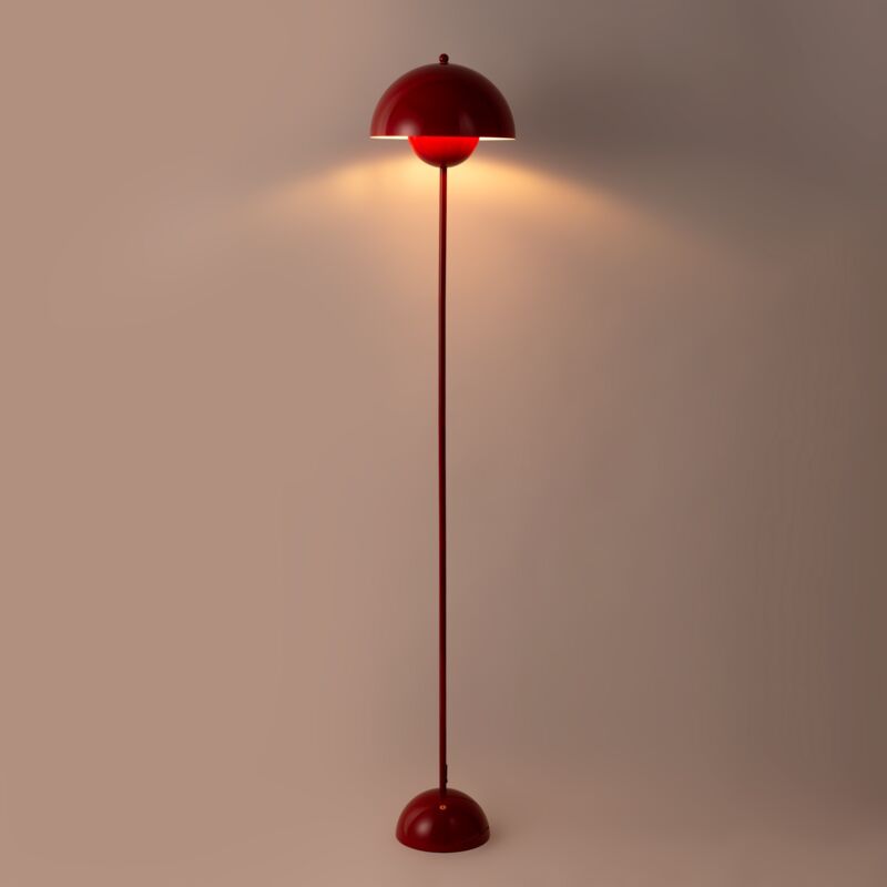 Barcelona Led - Lampe sur pied design vintage 'Mia' - E27 - Rouge Barcelona Led - Lampe sur pied design vintage 'Mia' - E27 - Rouge