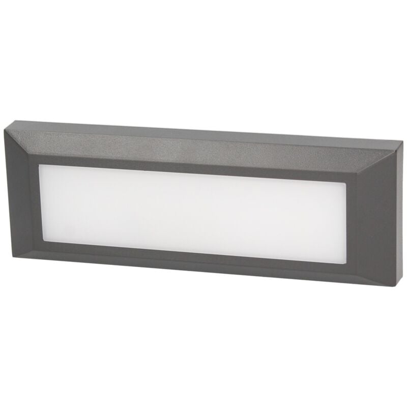 Applique murale LED Kuito Series 4W 3000 - 4000 - 6000K IP65 Gris anthracite