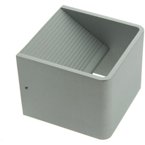 Applique murale LED "Kuutio" 6W - Argent