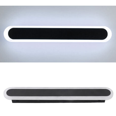 Applique murale LED longue bande moderne, protection des yeux, décorative pour salon, chambre et couloir, lumière blanche 85-265V
