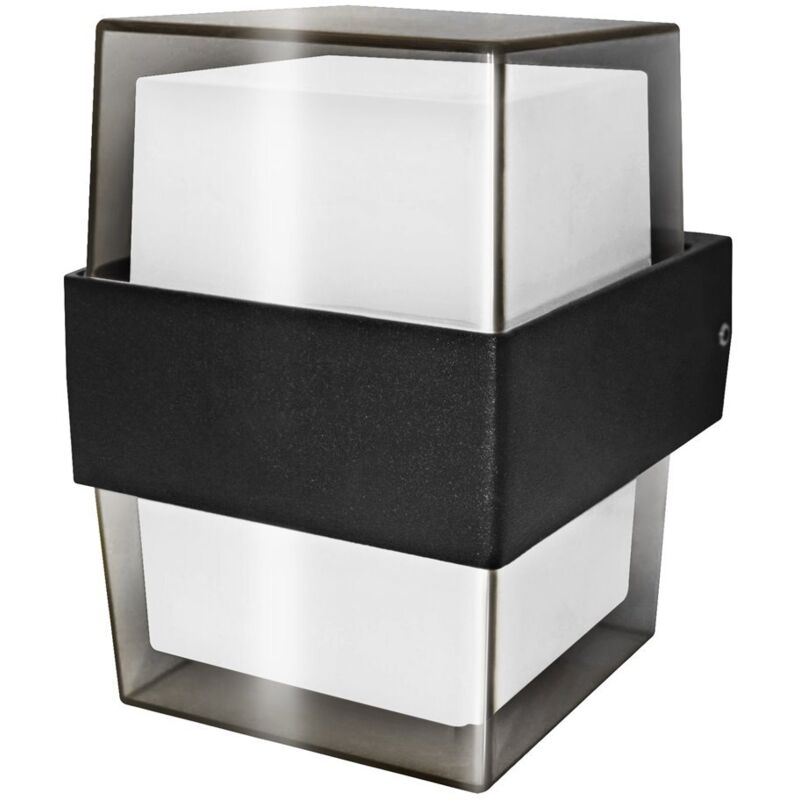 Applique murale led luxe extérieur ip54 carrée en métal 10w froide