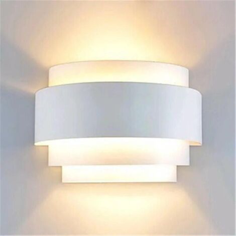 Applique murale LED moderne blanche, éclairage d'ambiance, plafonnier, lustre, luminaires de salle de bain, éclairage d'intérieur