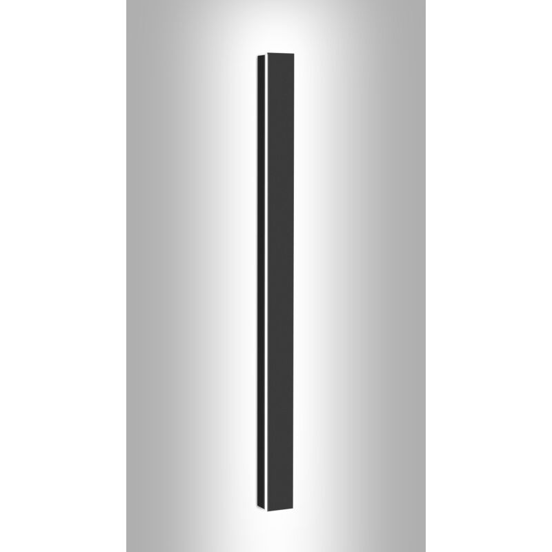 Swanew - Applique murale led Moderne Lampe de couloir en métal Lampe murale intérieure extérieure 100cm 21W Blanc froid