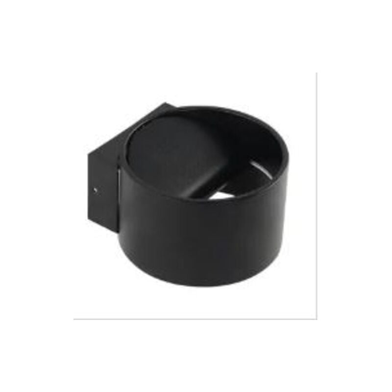 Applique murale led Noir 8W (Eq. 64W) 4200K Diam. 100mm