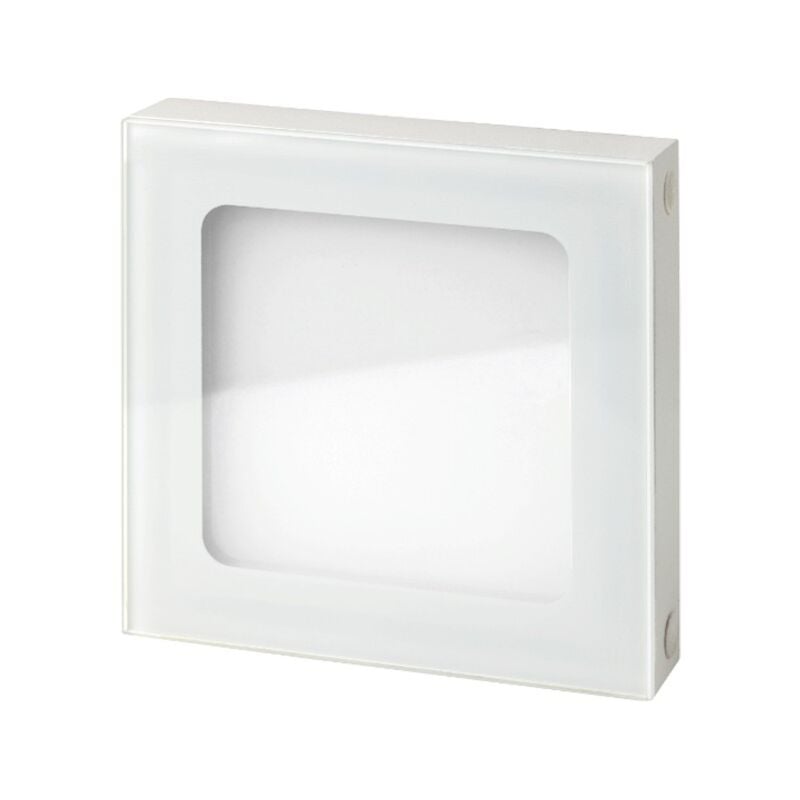 Goccia - Barre lumineuse murale à led pour extérieur Stamp Verre 6W 3000K Blanc 5331BI3K