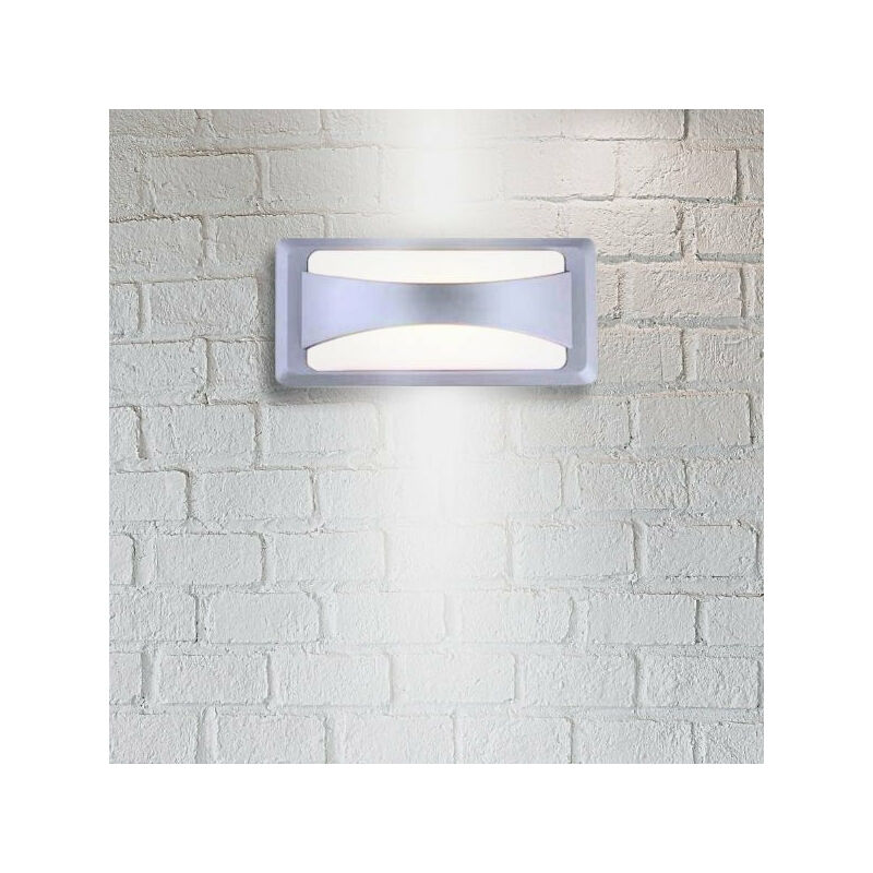 Applique Murale LED Rectangulaire 12W IP65 Gris - Blanc Neutre 4 Applique Murale LED Rectangulaire 12W IP65 Gris - Blanc Neutre 4
