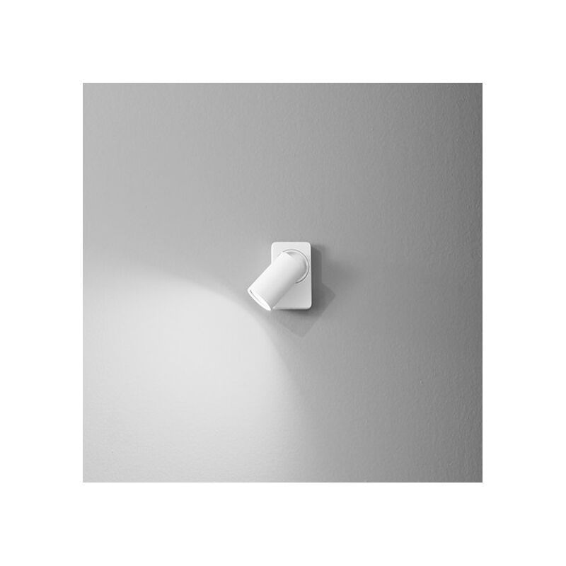 Applique murale led ronde blanche orientable ODDY 1xGu10 Perenz