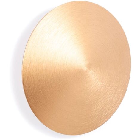 Applique murale LED ronde "Eclipsis" 6W - 3000K - IRC90 - Driver - Doré