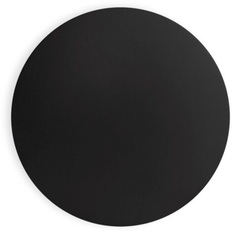 Applique murale LED ronde "Eclipsis" 6W - 3000K - IRC90 - Driver - Noir