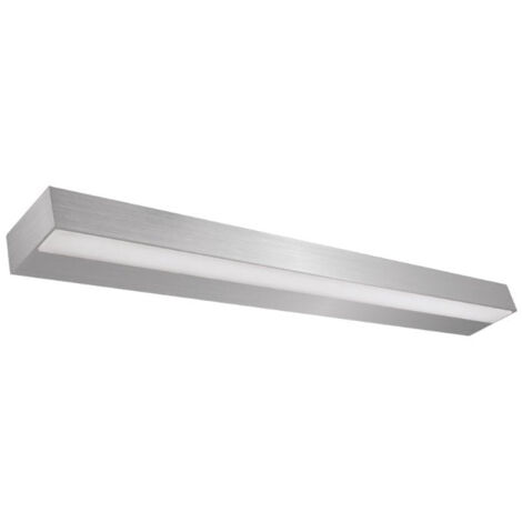 Applique Murale LED SMD 9W IP44 Argenté - Blanc Neutre 4000K - 5