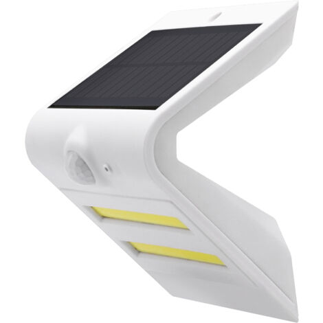 Applique murale led solaire Korpass capteur 7w blanc froid
