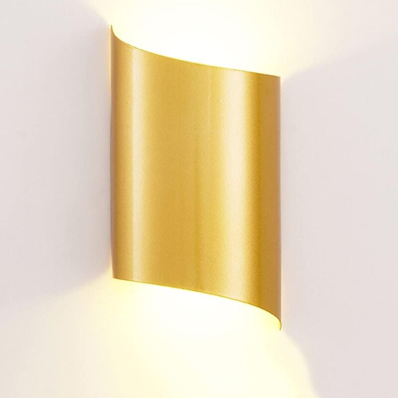 Treetalk - Applique murale led spirale, lampe de chevet créative moderne, lampe bidirectionnelle, couleur chaude 3000 k, 10 w