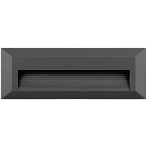 Applique murale LED VEKTA-B 3en1 3W 180lm IP65 Anthracite