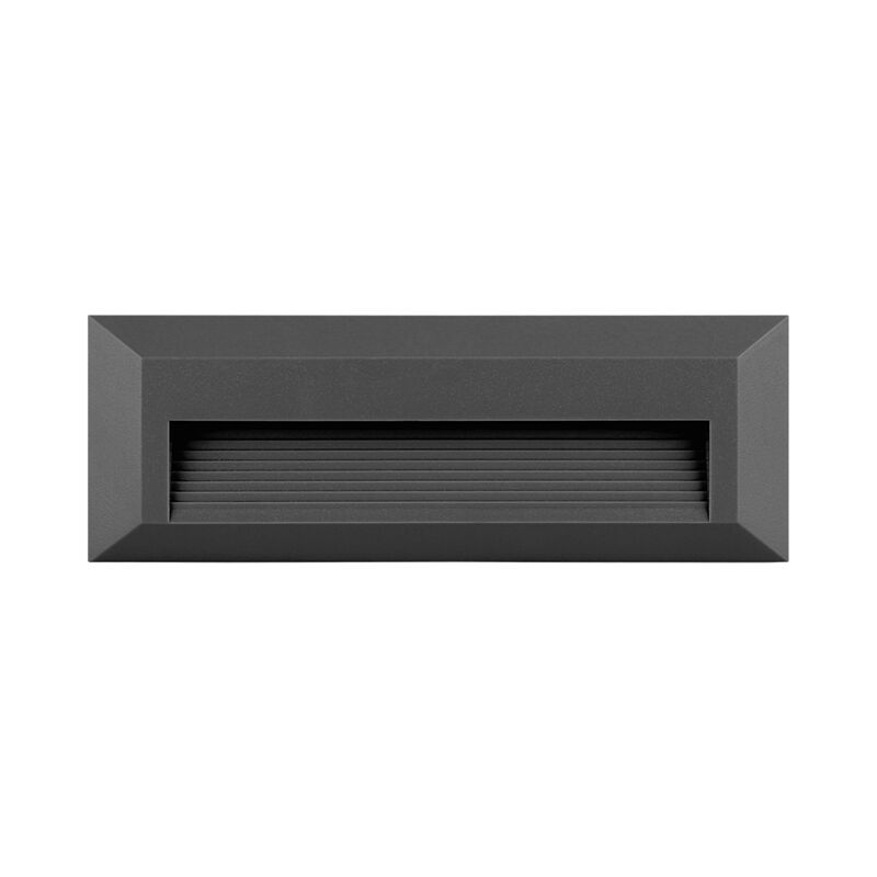 Applique murale led vekta-b 3en1 3W 180lm IP65 Anthracite