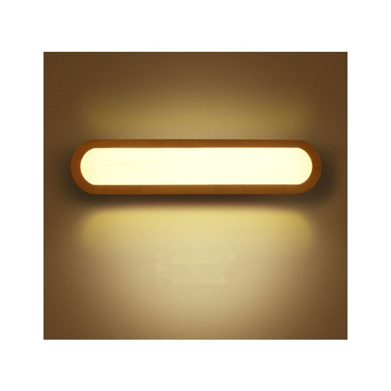 Applique murale LED,Applique murale chambre Applique Murale LED Interieur, Lampe Murale Bois Dimmable LED, Pour chambre salon bureau couloir escalier