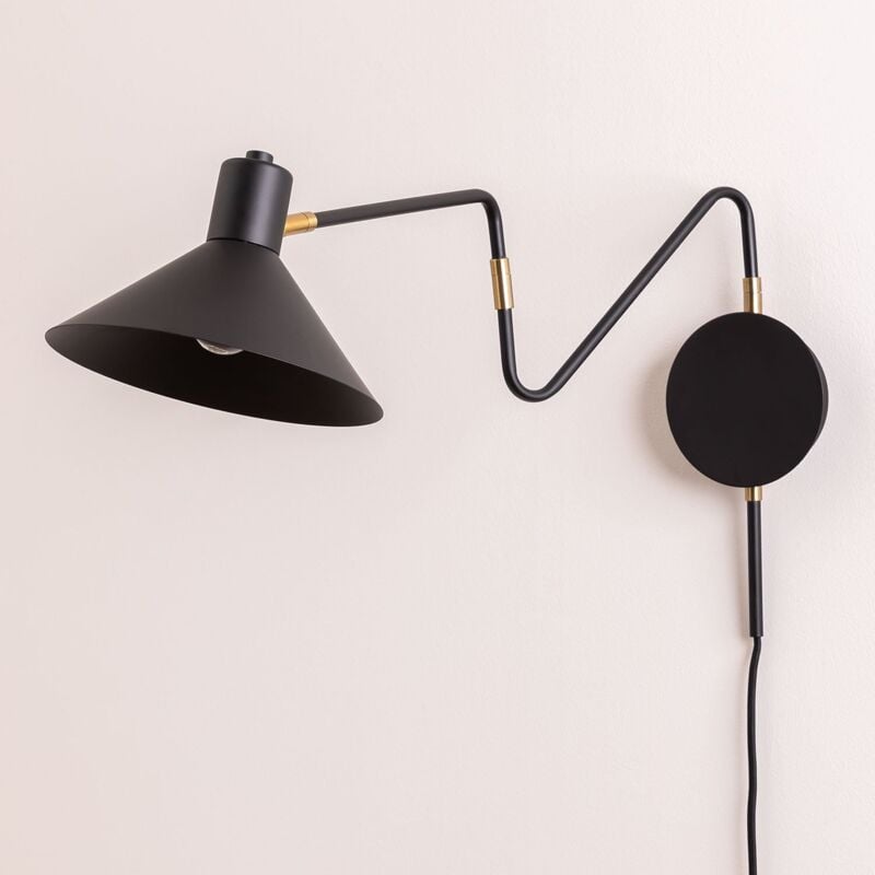 Lampe murale Lizz Sklum Noir