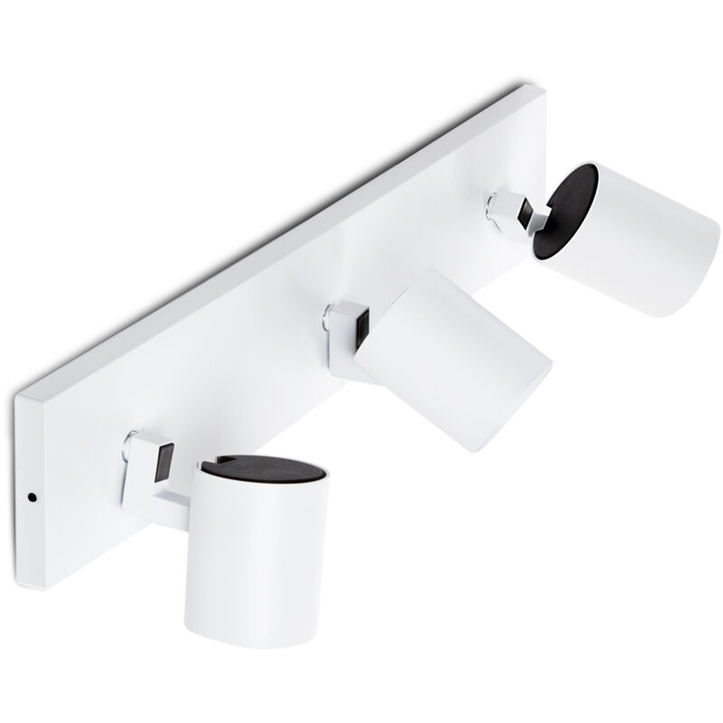 Greenice - APPlique Murale 'Lumiastra' 3xGU10 BlancSans Ampoule