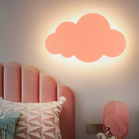 Lampe murale magic dreams - lune, nuage, applique - pour enfants