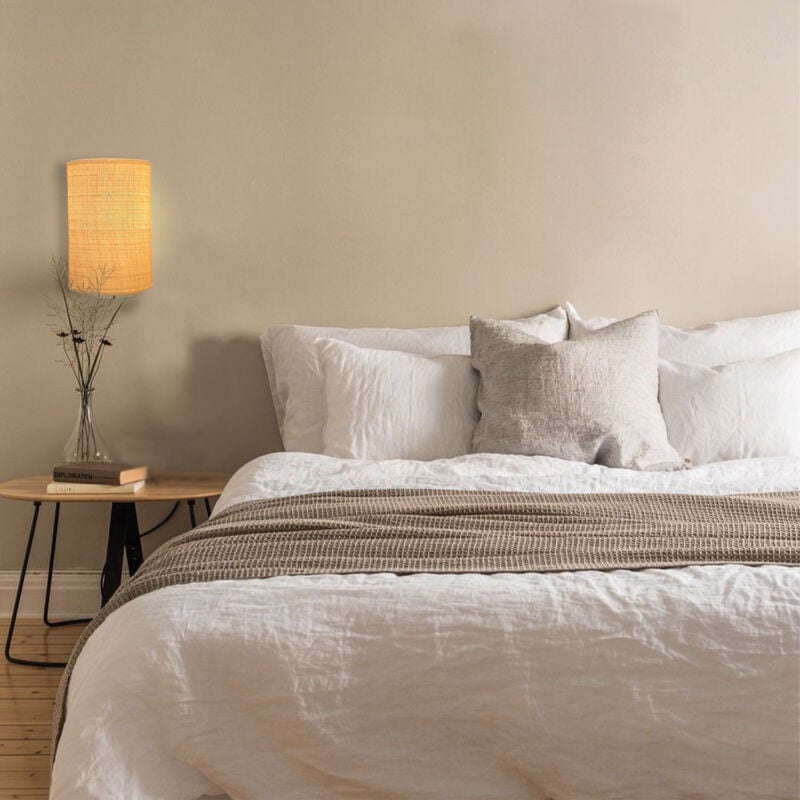 Applique murale luminaire en raphia modèle Cléia