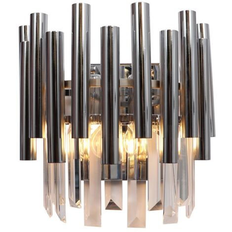 APPLIQUE MURALE MADISON 1 E14 CHROME MILAGRO ML6936