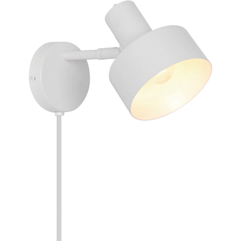 Nordlux - Applique murale matis Métal Blanc, H.17 IP20 E27 / Intérieur