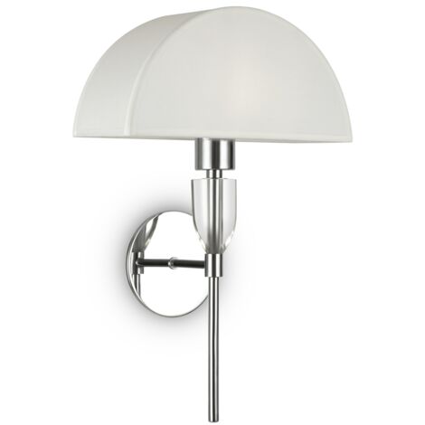 Applique murale Maytoni Prima chrome abat-jour blanc E27
