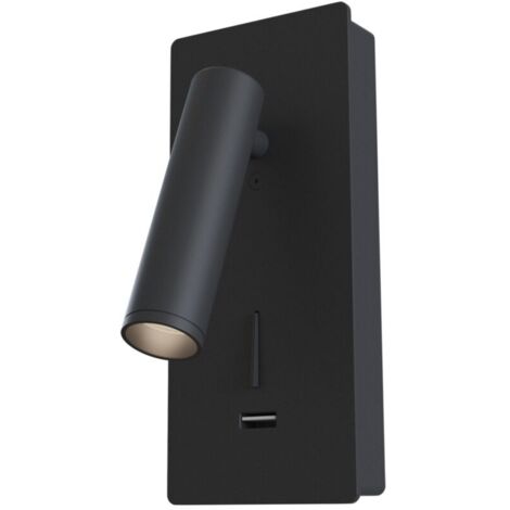 Applique murale Maytoni Tech Mirax noire LED 3W 3000K