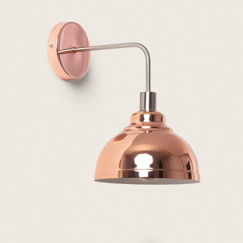 Applique Murale Métal 1 Spot Saloon pour ampoule E14 Laiton