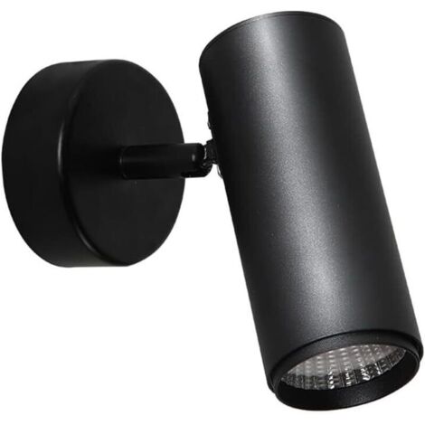 Applique murale minimaliste moderne 5 W, projecteur LED monté en surface, réglage horizontal à 180 °, lampe de chevet nordique pour chambre à coucher, miroir de salle de bain, phare, corps de lampe en