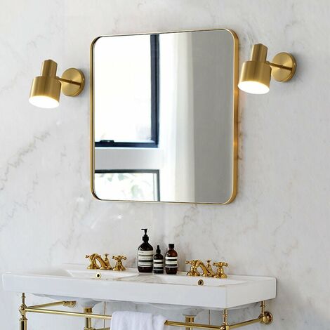 Applique murale minimaliste moderne nordique pour allée de salon (grande (diamètre 12,5 cm) avec lumière chaude)，pour l'intérieur et l'extérieur