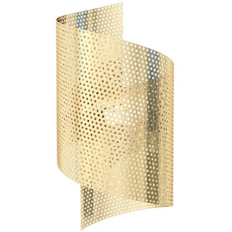 Applique murale moderne dorée Spiral maille G9 Emibig