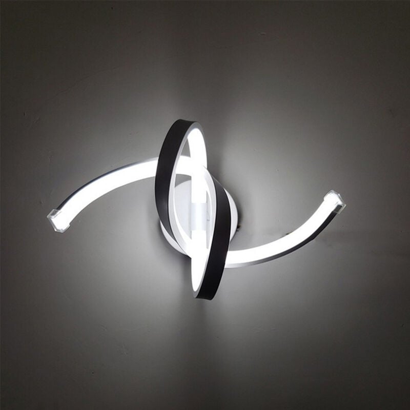 Applique Murale Moderne En Acrylique Lampe Murale Led Applique Murale D'Intérieur Créative Blanche Pour Chambre à Coucher, Salon 220V Blanc Froid