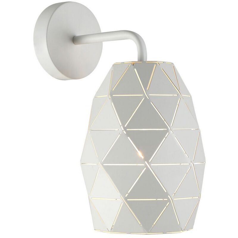 Italux Harley - Applique Murale Moderne Blanc 1 Lumière, E27
