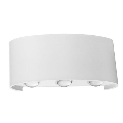 Applique Murale Moderne LED Lamp Murale Créative Éclairage Applique Murale Blanc Décoration 6W Lumière Blanc Froid - 1Pcs