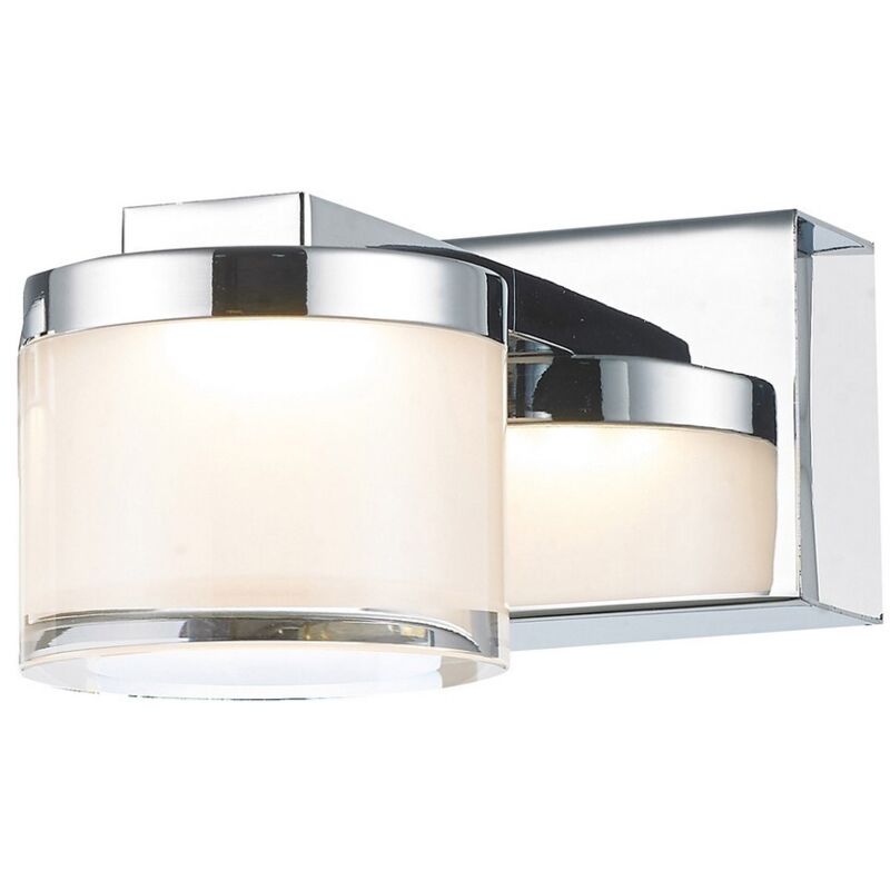 Italux - Lopez - Applique Murale led Moderne Chrome, Blanc Chaud 3000K 210lm Italux - Lopez - Applique Murale led Moderne Chrome, Blanc Chaud 3000K 210lm