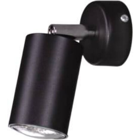 Applique murale moderne noire orientable GU10 Kaja Monti