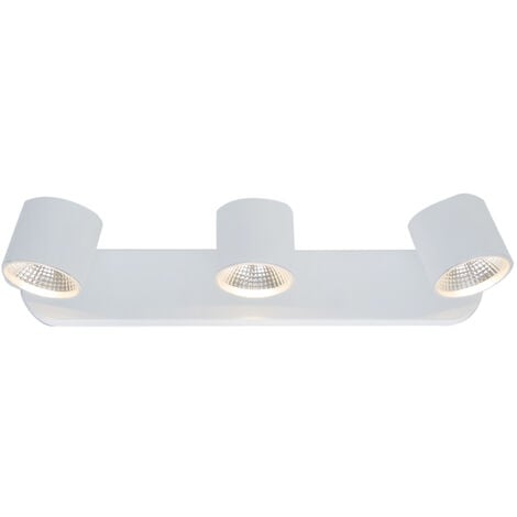 Applique murale moderne Oslo métal blanc 3 LED