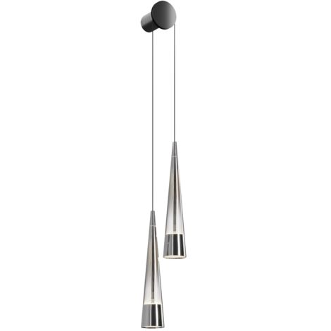 Applique murale moderne Sintesi Maytoni chromée LED 24W
