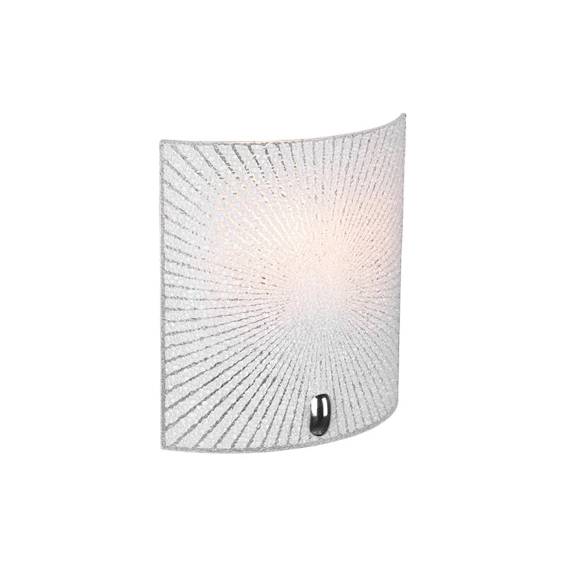 Applique, Elisa1xE27, max.40,0 WVerre, Transparent claire, Corps: Métal, - Trio