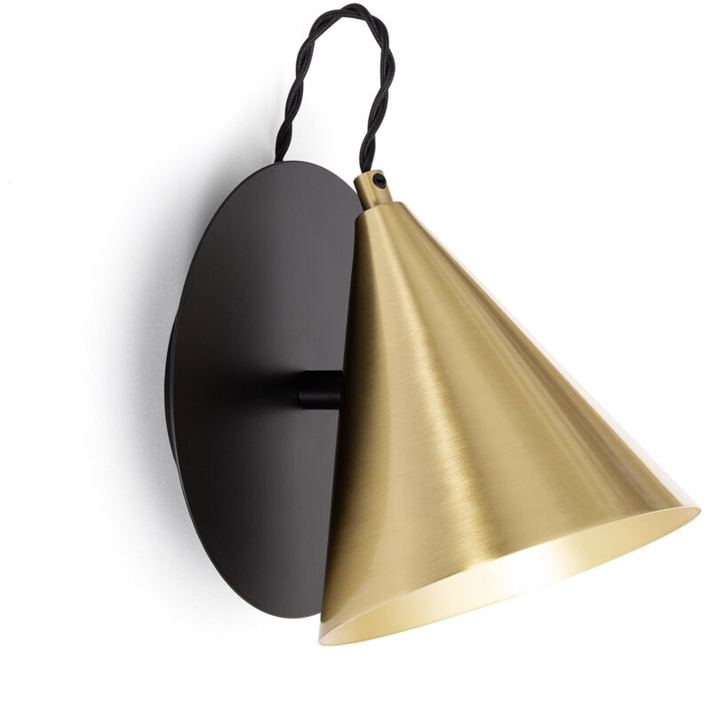 Applique Murale Métal Liceo Noir- Doré